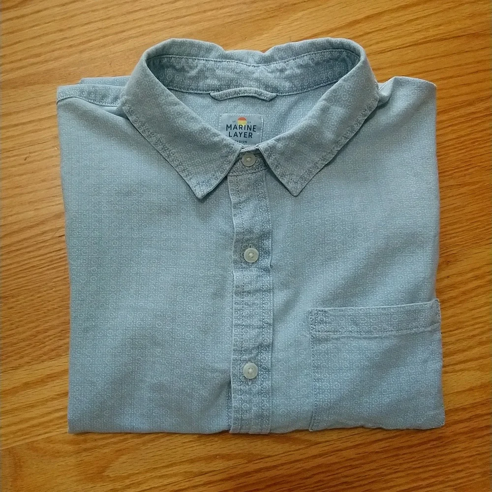 Marine Layer men's selvage shirt - Picture 15 of 15